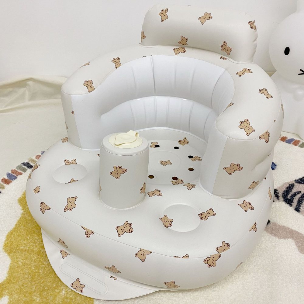 Tiger Head Inflatable Baby Sofa - Image 2