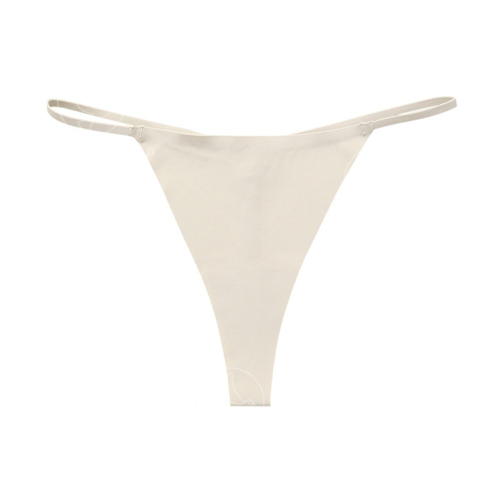 Seamless Thin Belt Buckle T-shaped Panties T-string For Women Underwear - Image 2