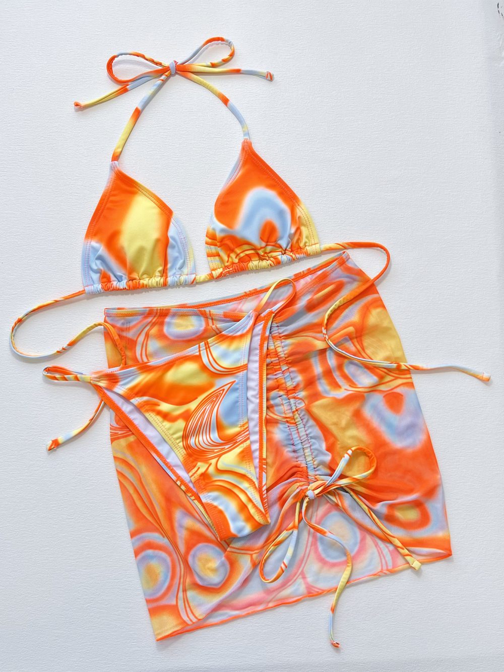 Women's Fission Swimsuit Bikini Three-piece Suit - Image 8