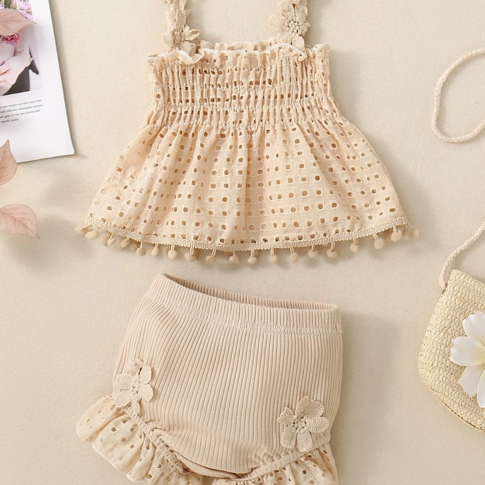 Baby Girl Infant Fashion Two-piece Suit - Image 4