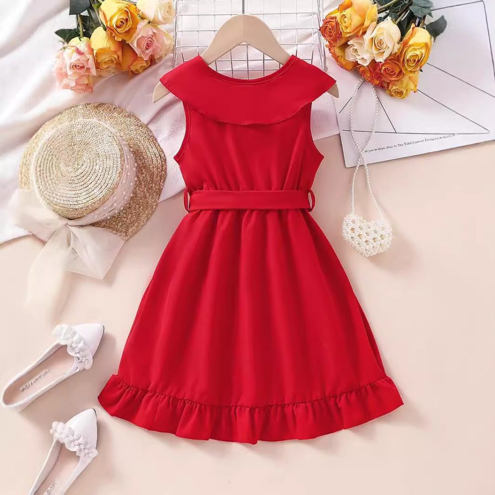European And American Style Girl Ruffled Dress - Image 2