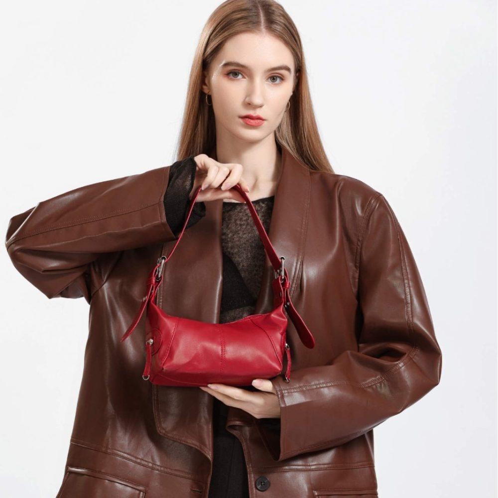 Y2K Style Shoulder Bag For Women Trendy Motorcycle Handbag Minimalist Shoulder Purse For Girls Street Wear - Image 7