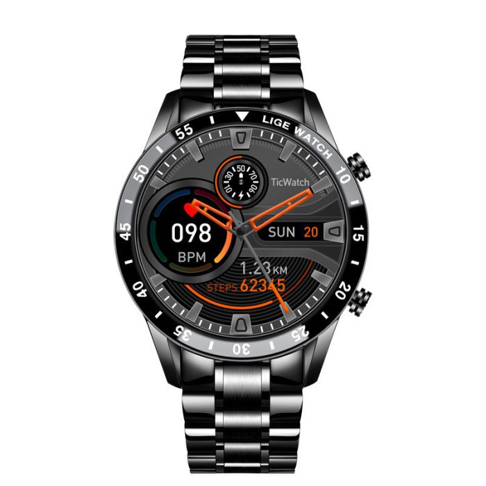 Bangwei Multifunctional Smart Watch Bluetooth Call Pedometer Blood Pressure Heart Rate Detection Waterproof Watch