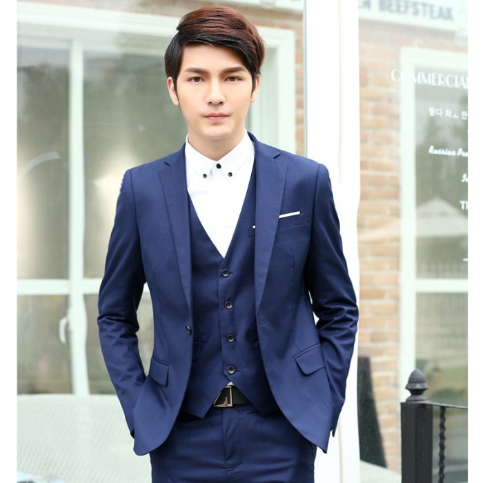 Two-piece Suit Men's Spring And Autumn Slim Fit Suit