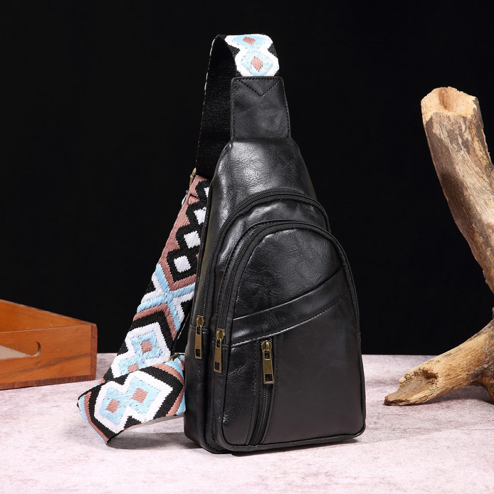 European And American Ladies Casual Fashion Retro Chest Bag - Image 4