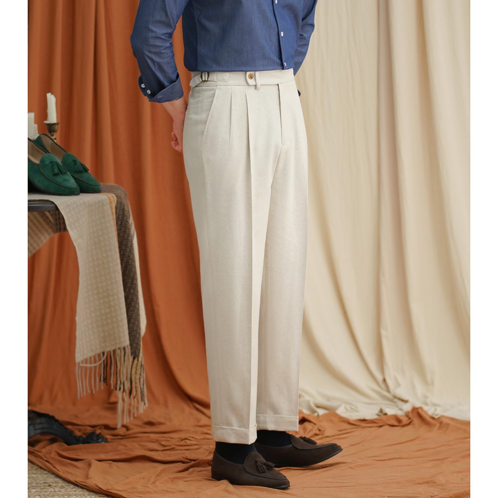 Linen Men's Summer Light Breathable Straight Pants - Image 2