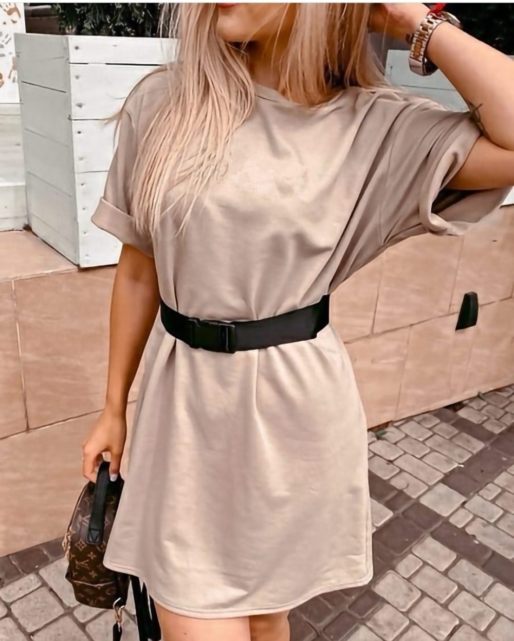 Casual solid color fashion dress - Image 8