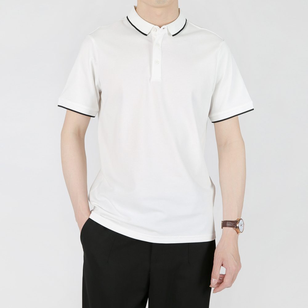 Summer Leisure Casual Lapel Short Sleeve T-shirt - Image 4
