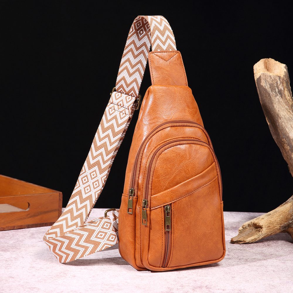 European And American Ladies Casual Fashion Retro Chest Bag - Image 3