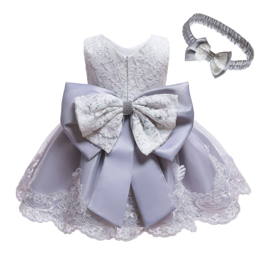 New wedding flower girl holiday celebration dress - Image 4