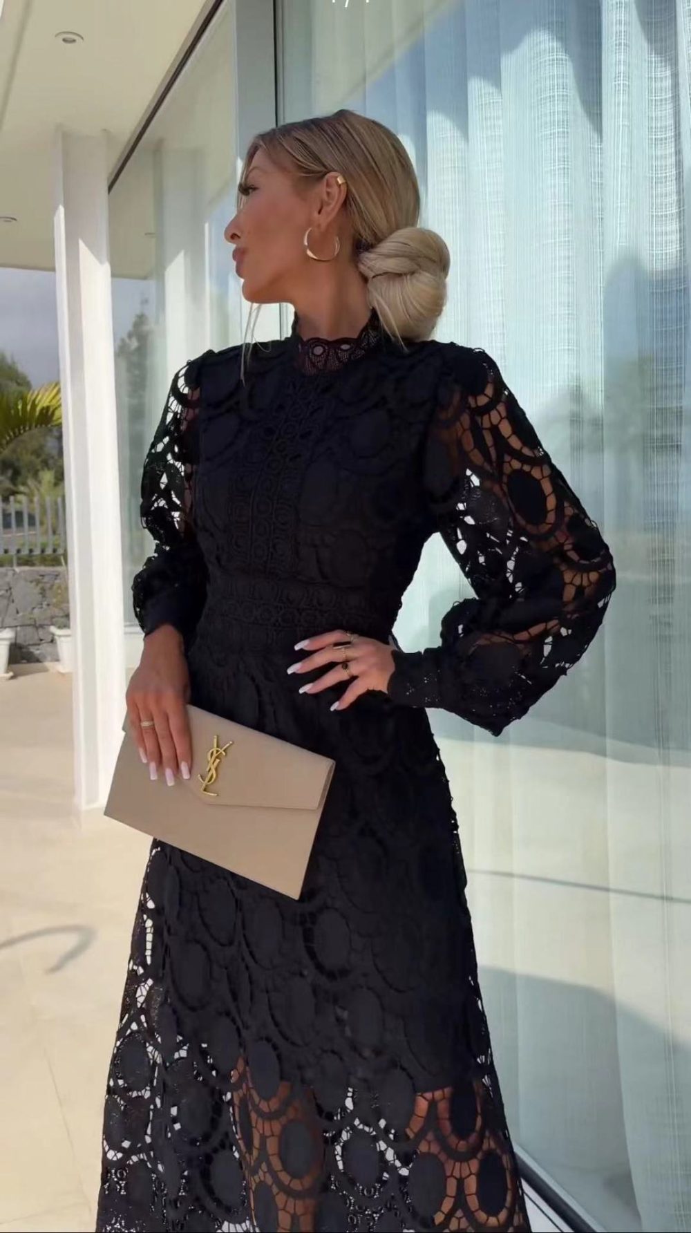 Women's Fashion Long Patchwork Dress - Image 8