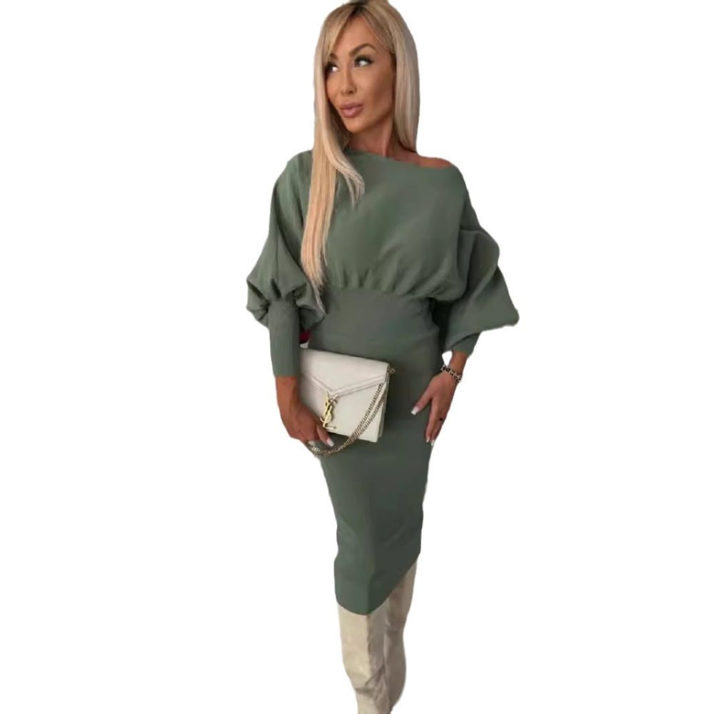 Women's Slim Fit Dress Oversized Knit - Image 6