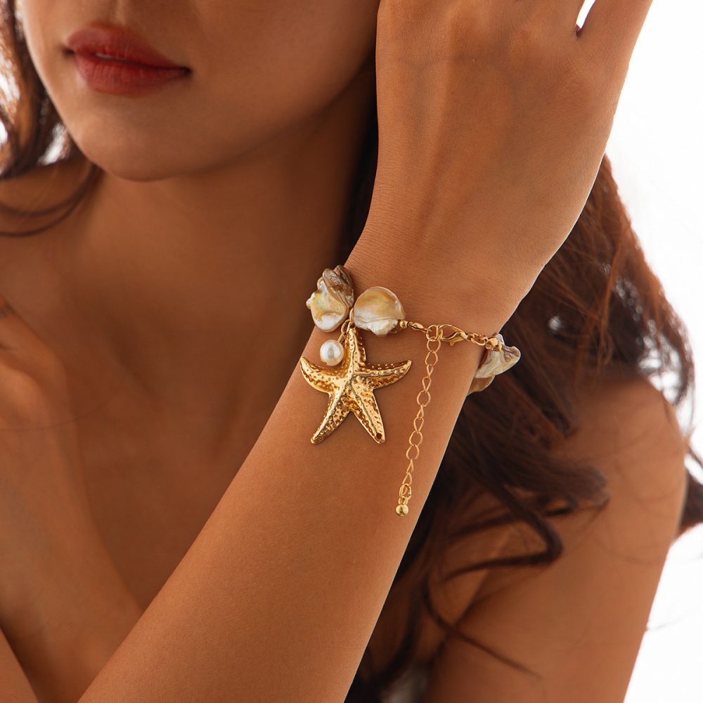 Classic Conch Pendant Necklace For Women Bohemian Starfish Beaded Choker Necklace Summer Beach Neck Fashion Jewelry - Image 10