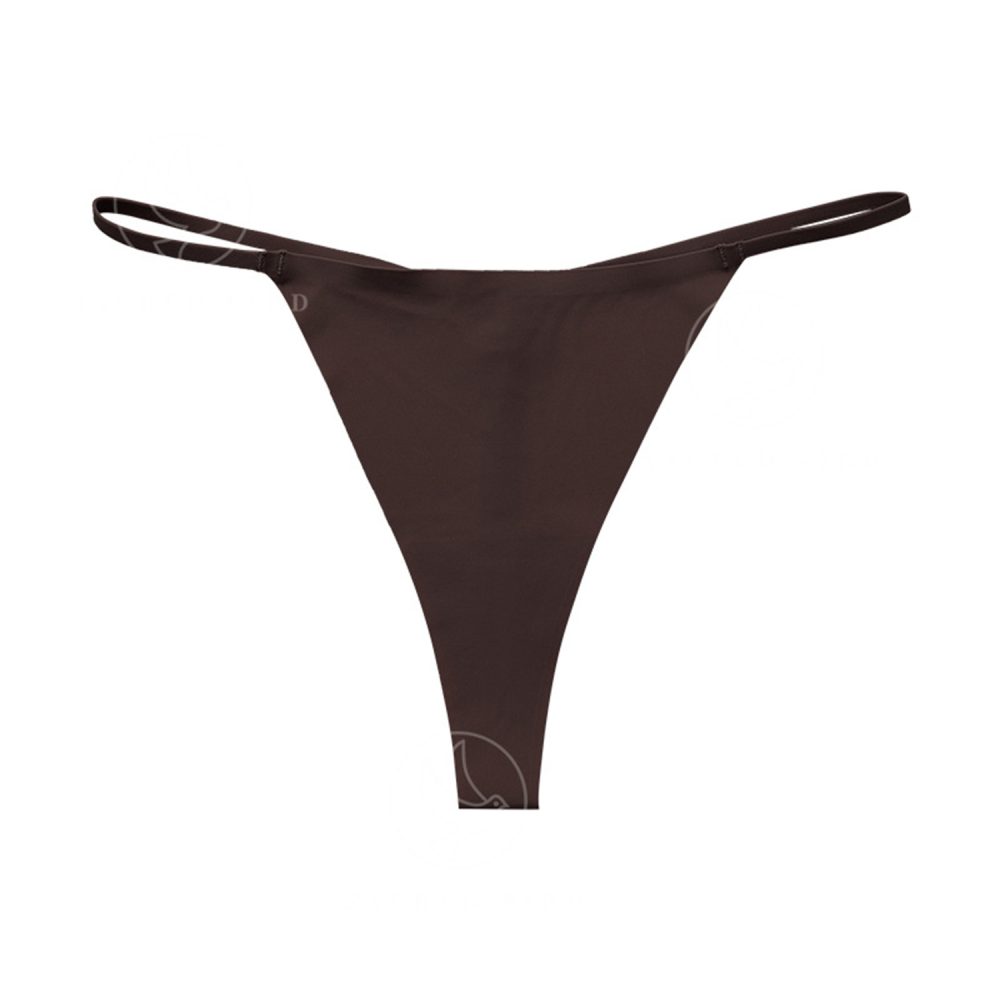 Seamless Thin Belt Buckle T-shaped Panties T-string For Women Underwear - Image 6