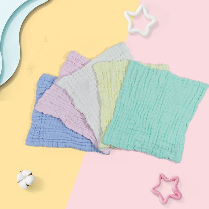 Baby Cotton 6-layer Gauze Saliva Towel