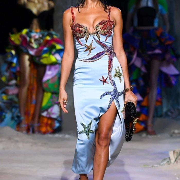 Mid-length Dress Seaside Socialite