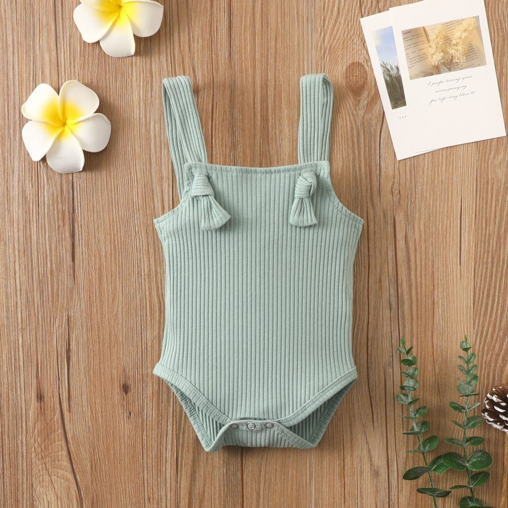 Baby Cotton Pit Strap Small Romper - Image 6