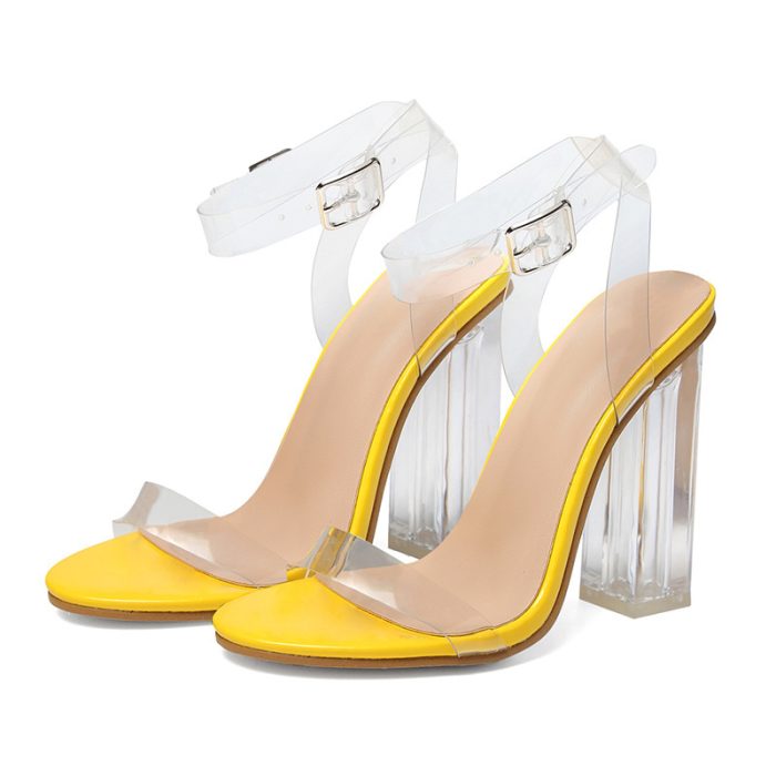 Sexy buckle high-heeled sandals