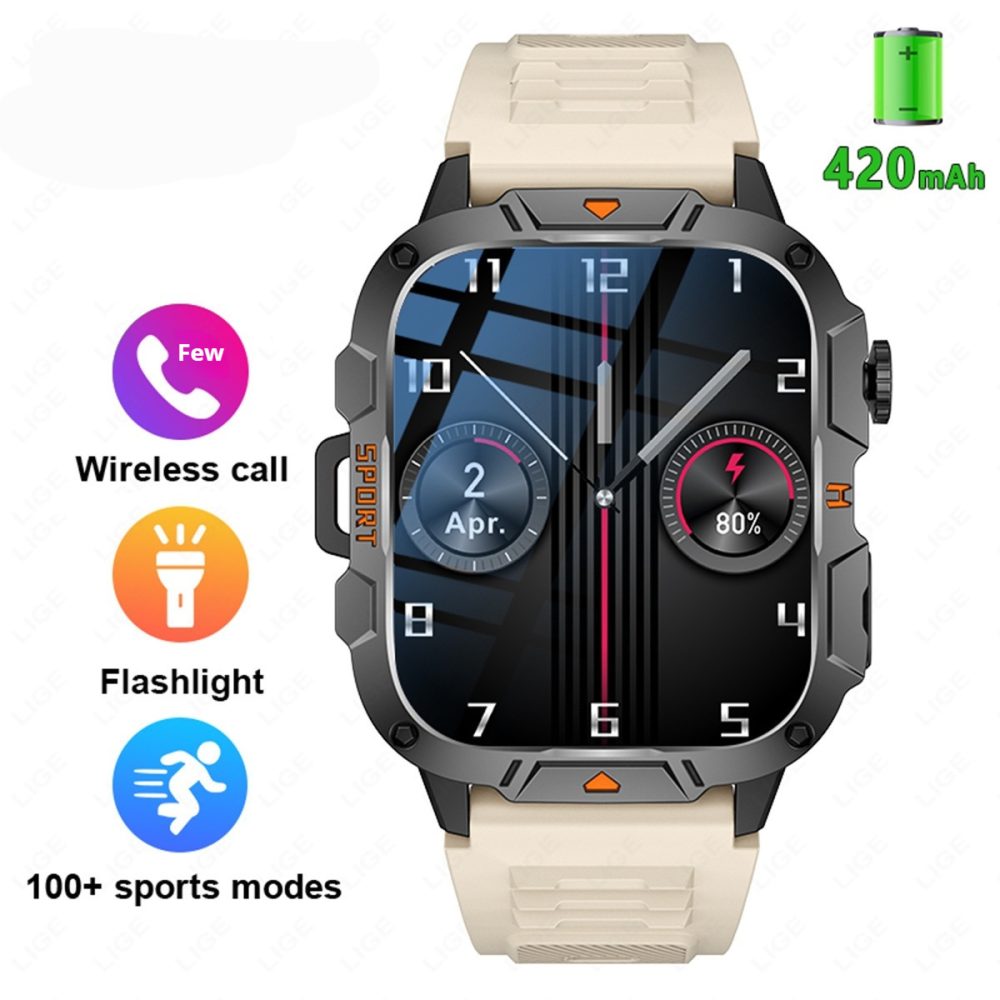 Square Large Screen Multi-function Sports Running Heart Rate Smart Watch - Image 9