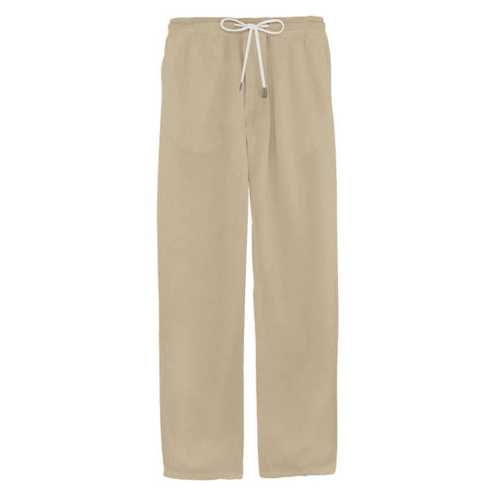 Men's Simple And Stylish Casual Cotton And Linen Trousers - Image 4