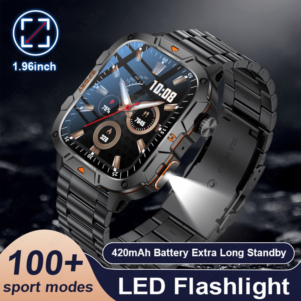 Square Large Screen Multi-function Sports Running Heart Rate Smart Watch - Image 2