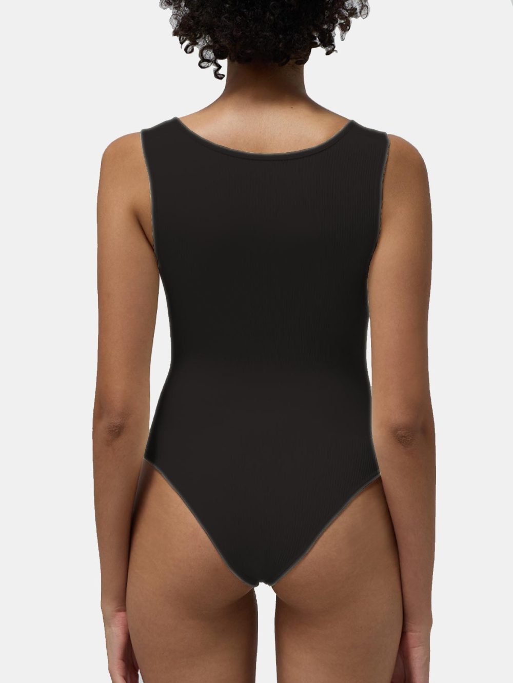 Women's One-piece Set Sleeveless Square Neck Skinny Yoga Bodysuit, Women's Sportswear Clothing - Image 3