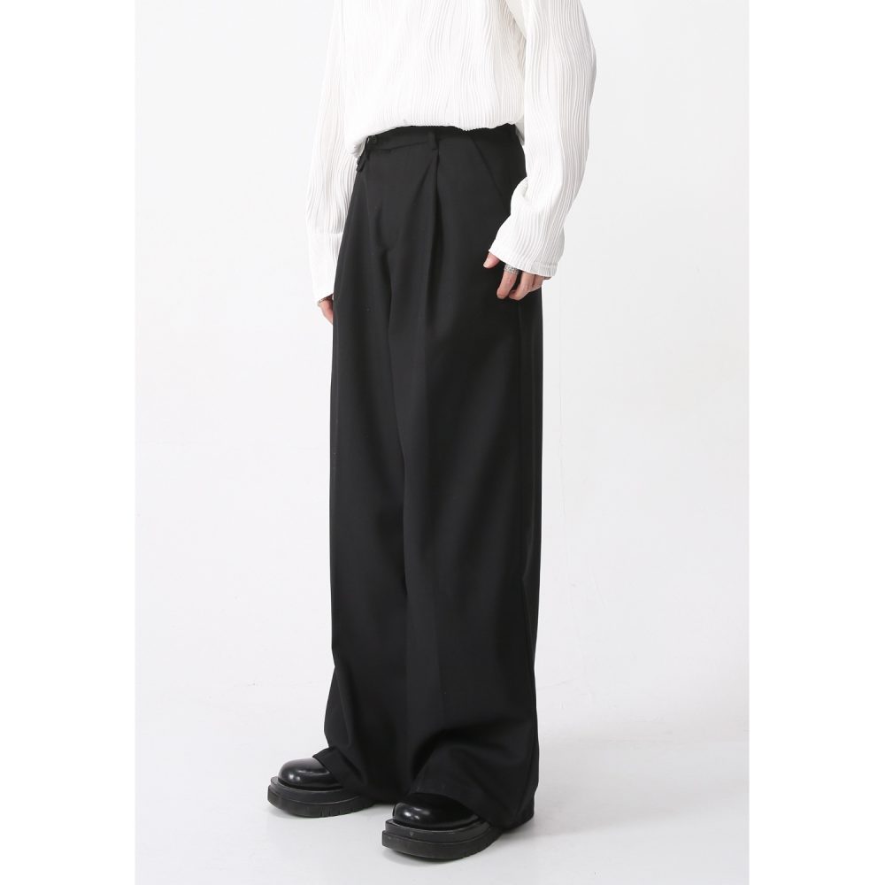 Men's Clothing Casual Suit Pants Straight Retro Simple - Image 4