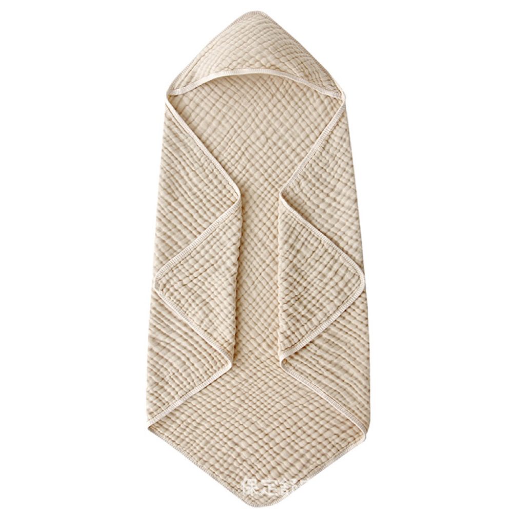 Hooded Baby Towels For Newborn Muslin Cotton Baby Bath Towel With Hood For Babies, Infant, Toddler And Kids, Large 90x90cm, Soft And Absorbent Newborn Essential - Image 5