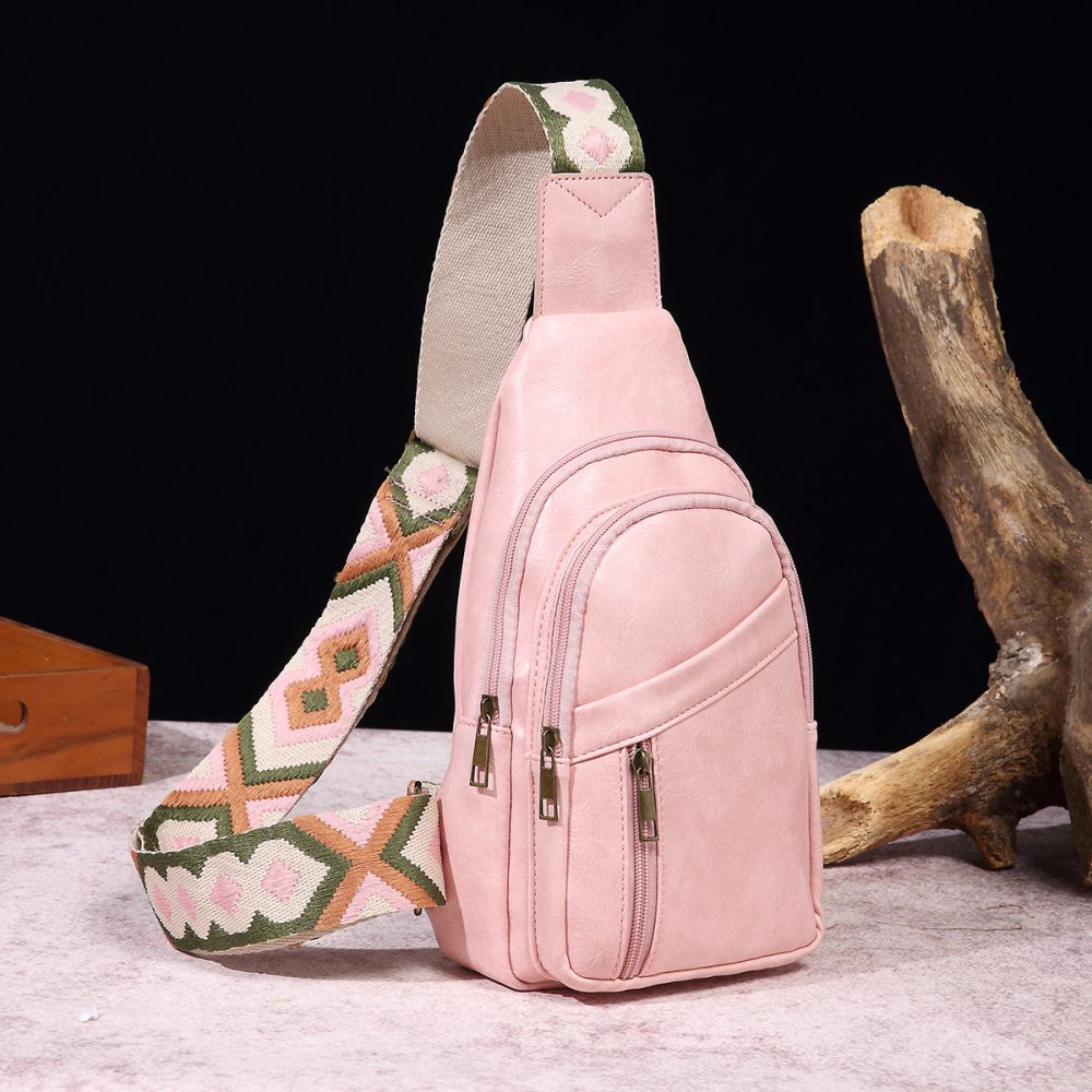 European And American Ladies Casual Fashion Retro Chest Bag - Image 8