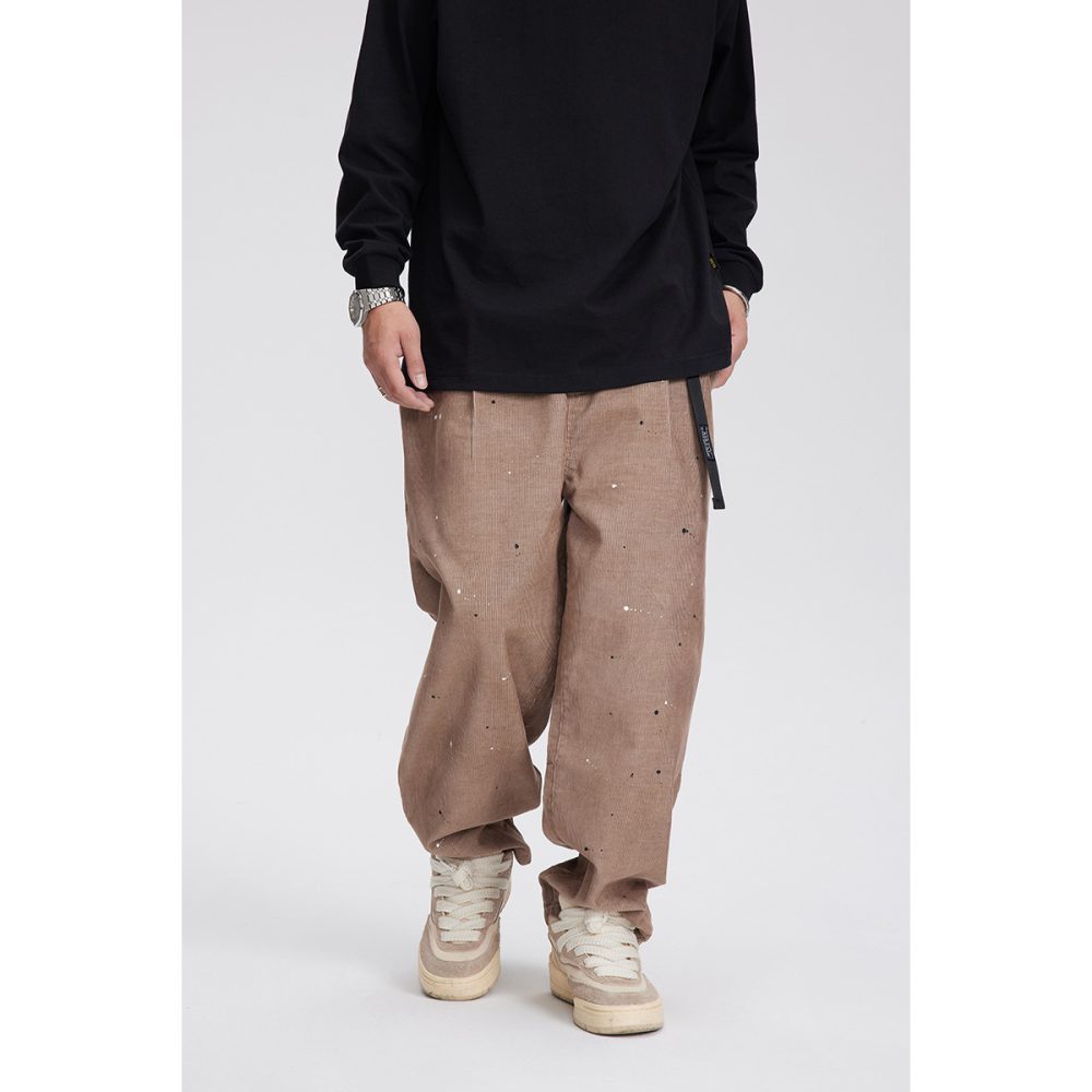 Loose Straight Cargo Pants Men's Casual Pants - Image 2