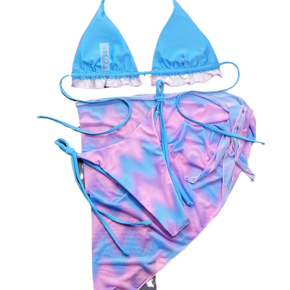 Women's Split Tie-dye Swimsuit Bikini - Image 5