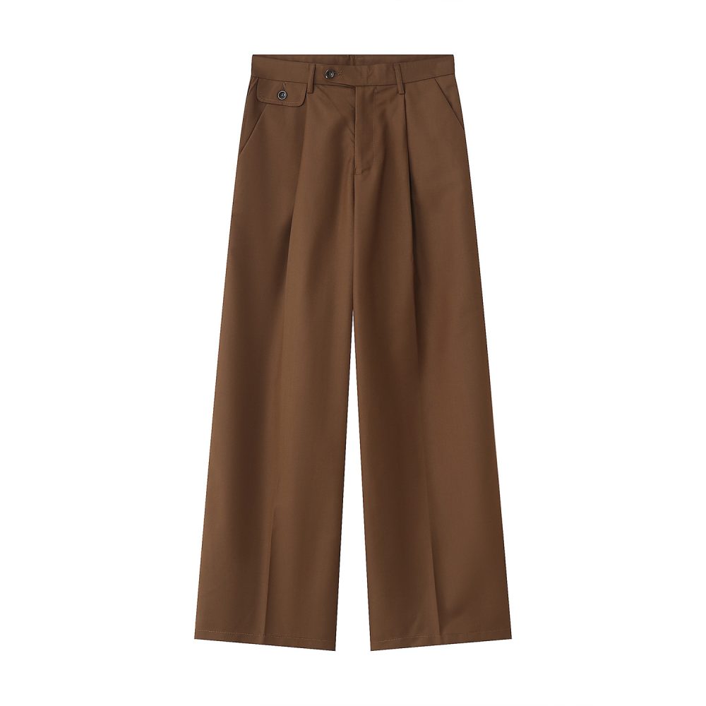Men's Clothing Casual Suit Pants Straight Retro Simple - Image 6