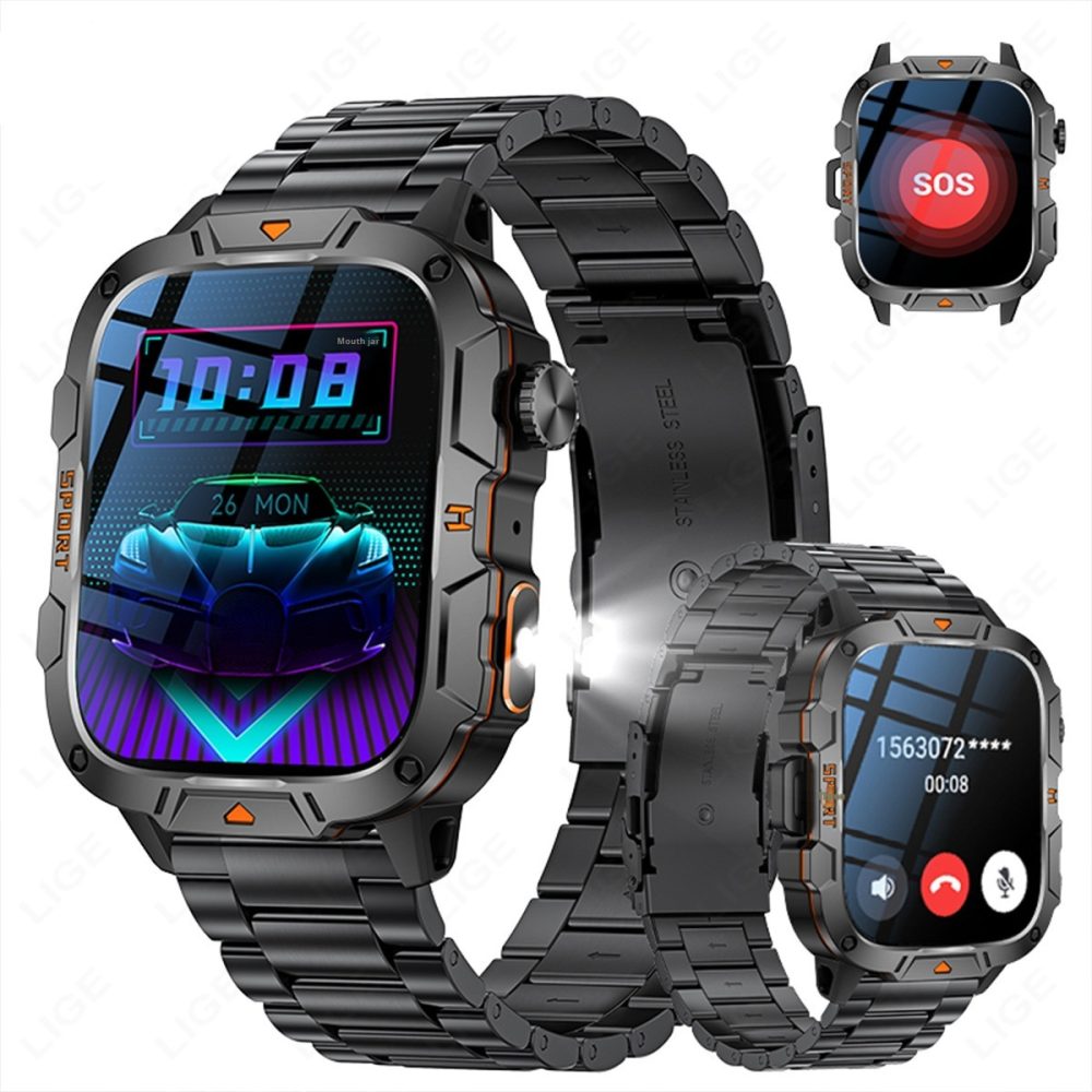 Square Large Screen Multi-function Sports Running Heart Rate Smart Watch - Image 5