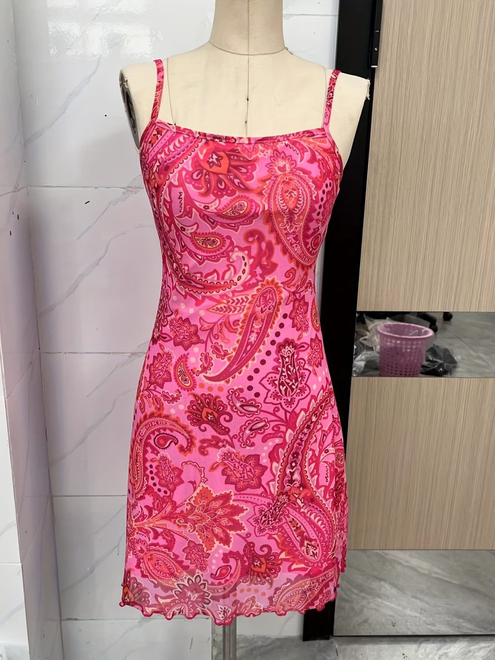 Elegant Slim Fit Hip Spaghetti Straps Dress Women - Image 9