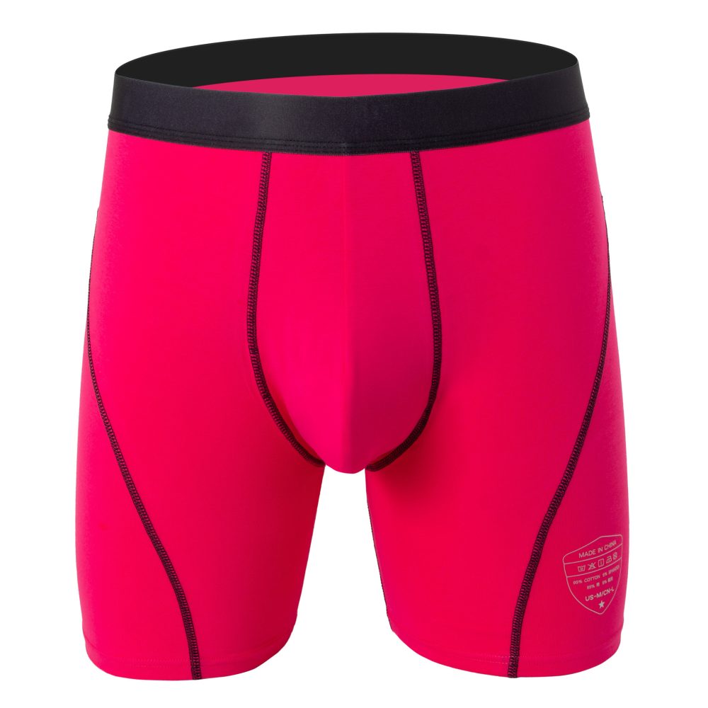 Sports Three-point Pants Lengthened Anti-wear Leg Breathable Men's Underwear - Image 4