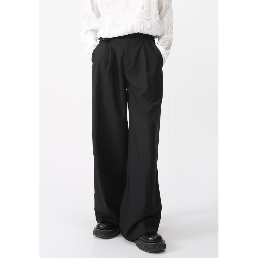 Men's Clothing Casual Suit Pants Straight Retro Simple - Image 3