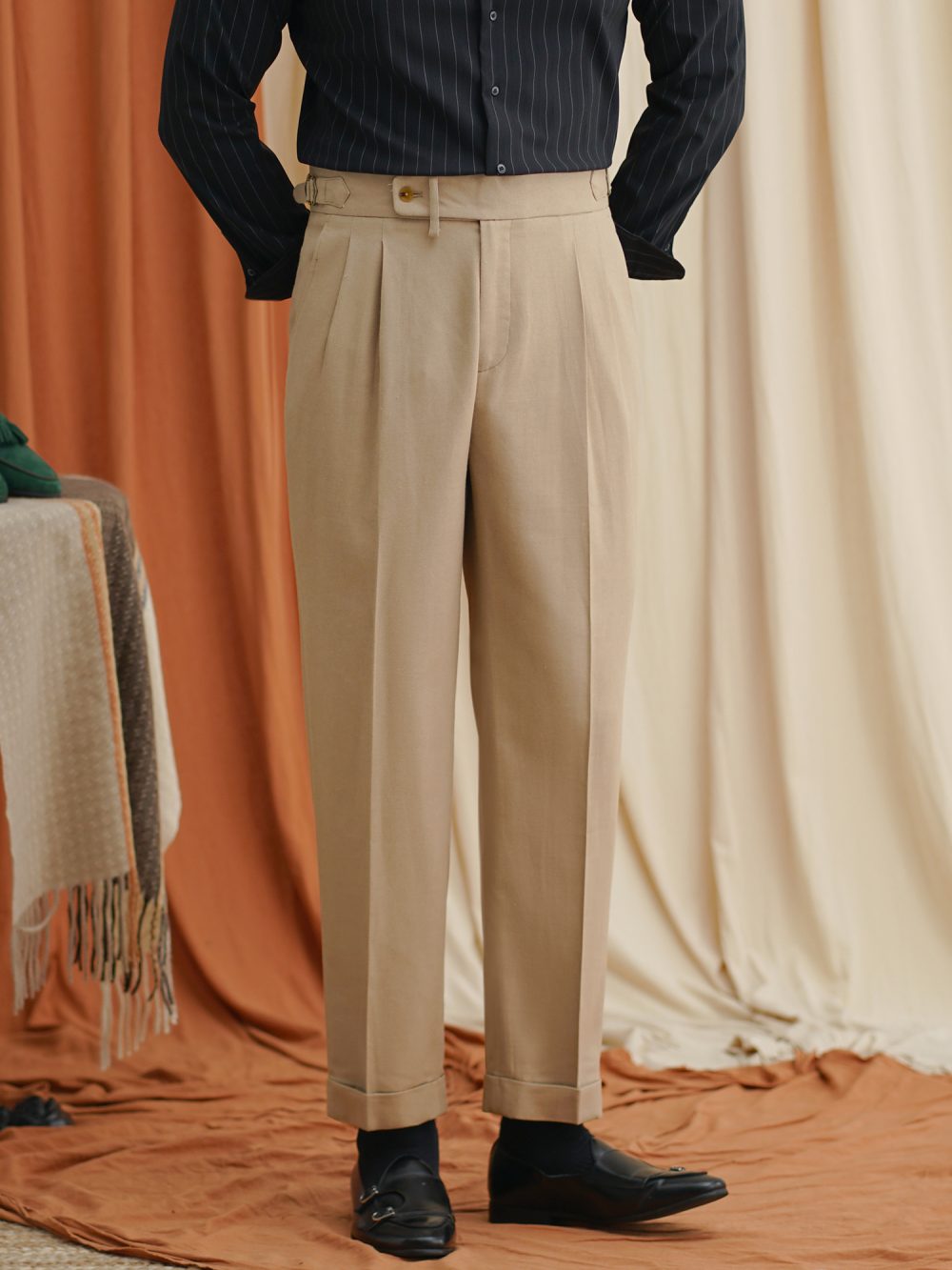 Linen Men's Summer Light Breathable Straight Pants - Image 4