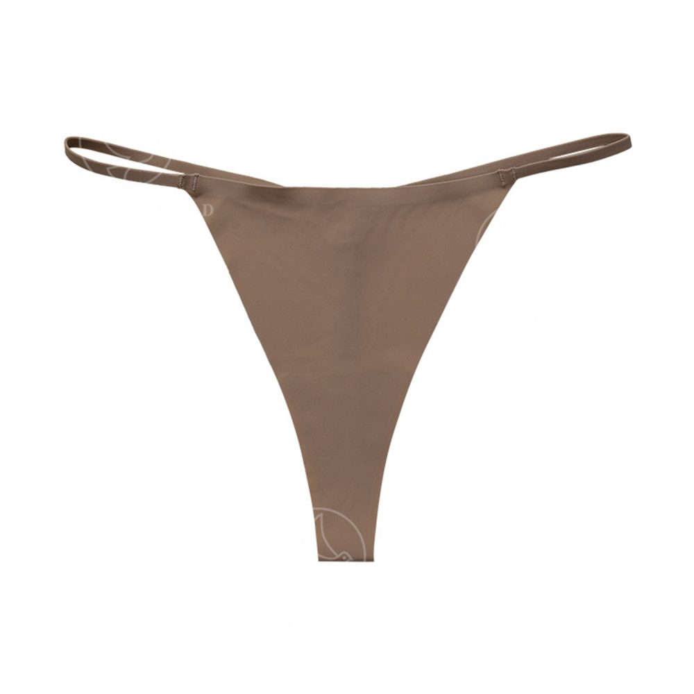 Seamless Thin Belt Buckle T-shaped Panties T-string For Women Underwear - Image 3