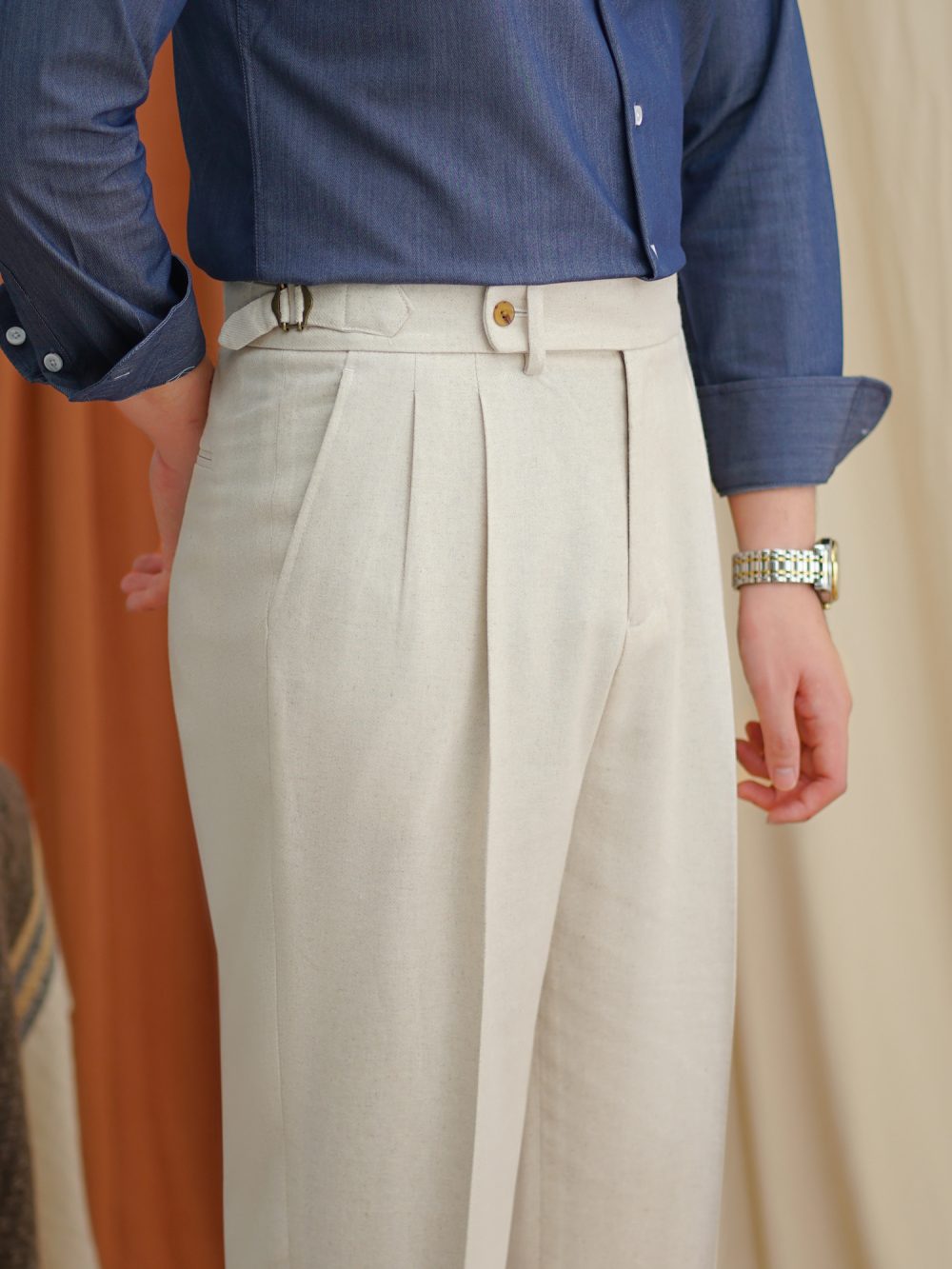 Linen Men's Summer Light Breathable Straight Pants - Image 6