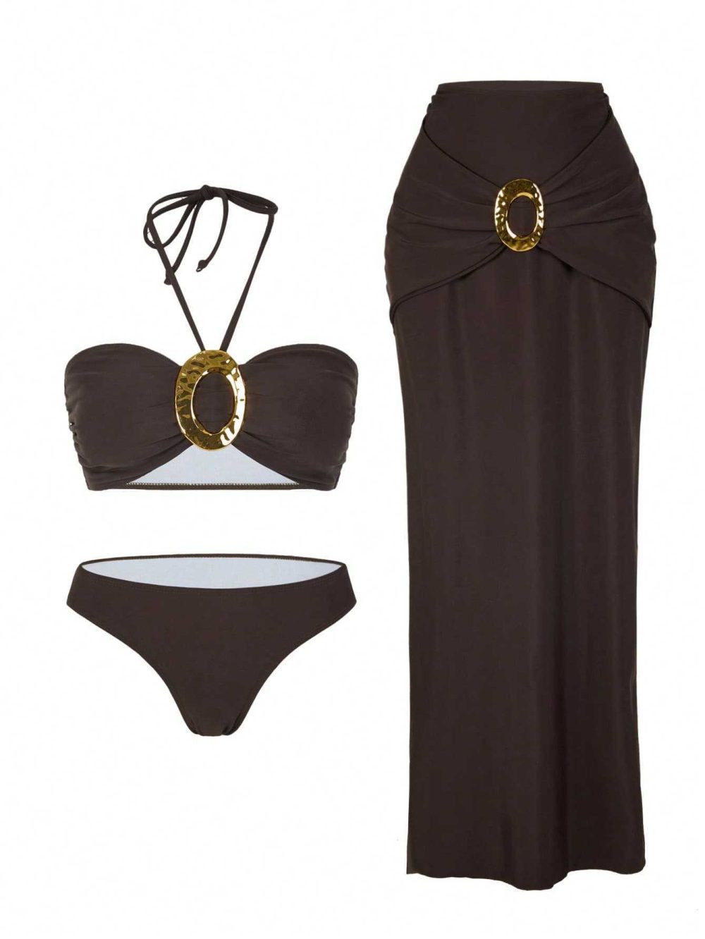 Design Sense One Piece Swimsuit Beach Hot Spring Suit Female - Image 2