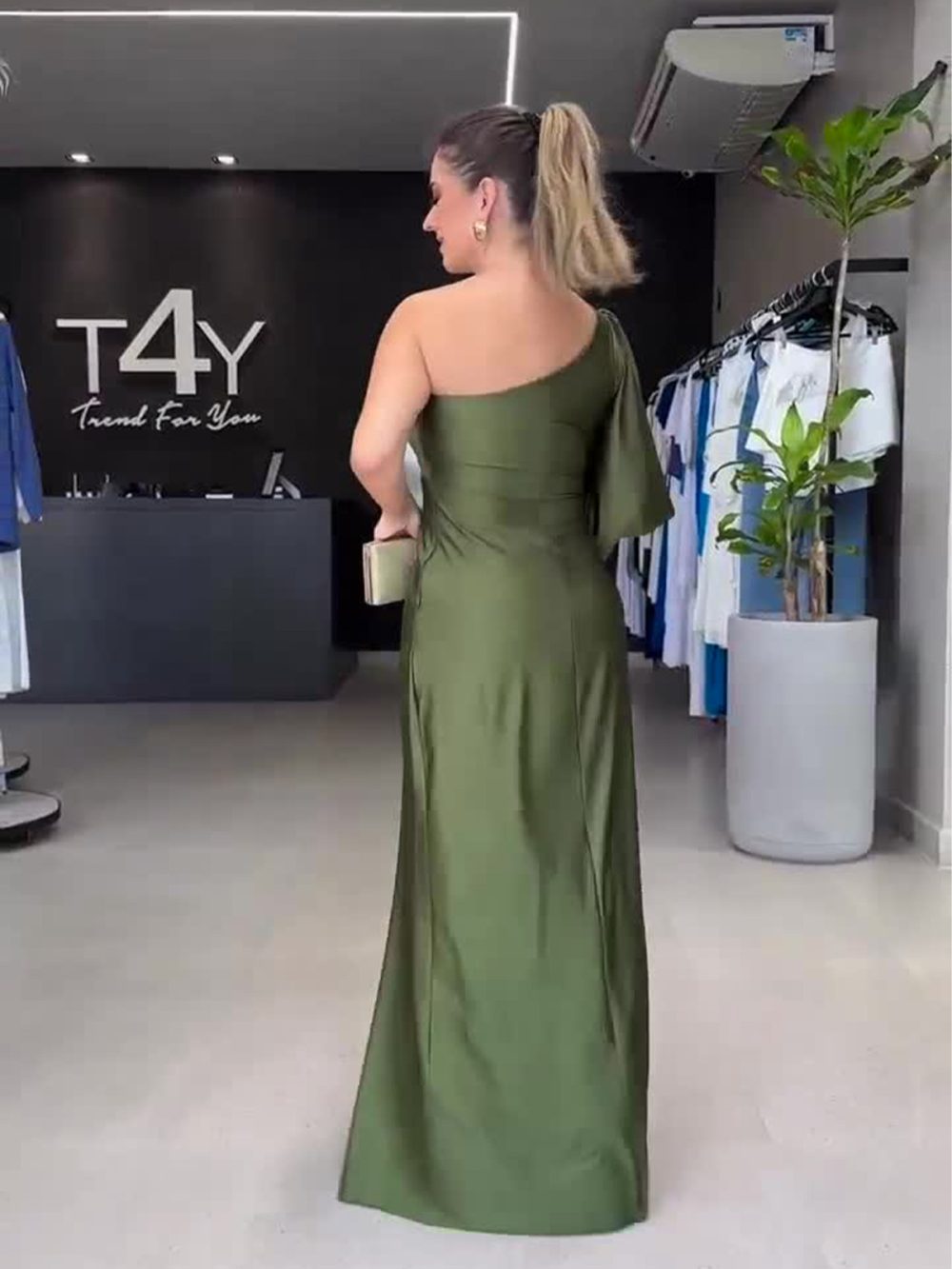 Fashionable Socialite Temperament Waist Tied Slim Fitting Long Skirt For Women - Image 10