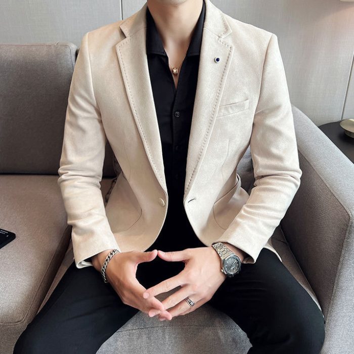 Slim Fit Leisure Suit Fashion Casual