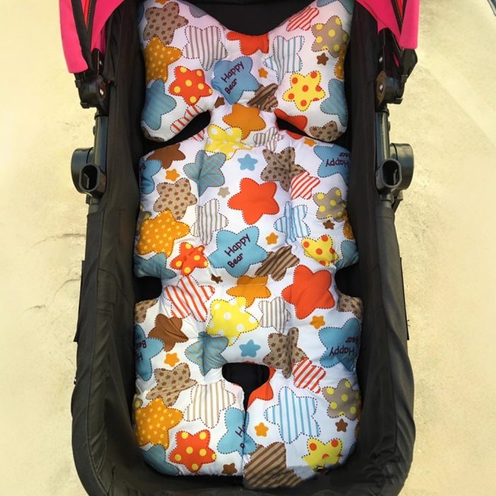 Baby Pushcart Seat Cushion Four Seasons Cotton Pad Umbrella Car
