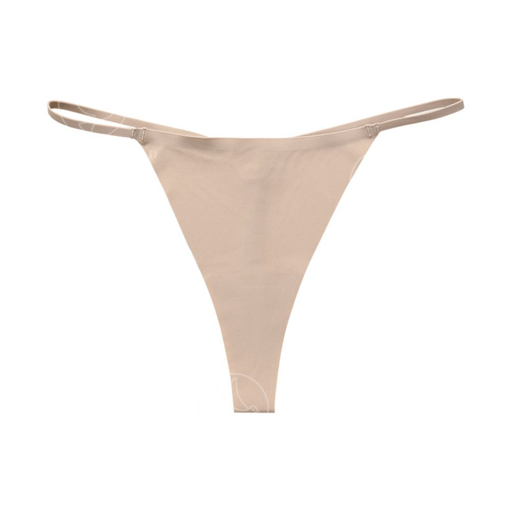 Seamless Thin Belt Buckle T-shaped Panties T-string For Women Underwear - Image 4