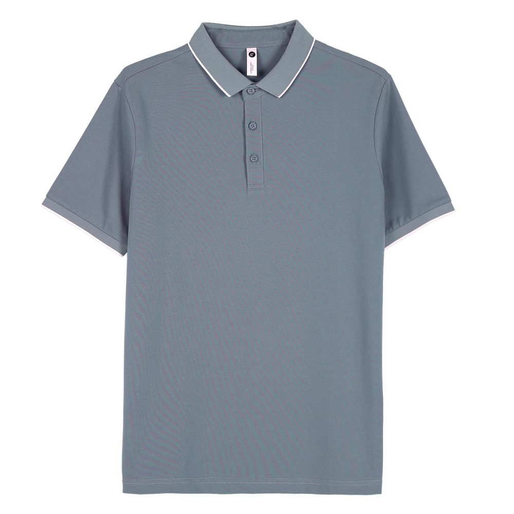 Summer Leisure Casual Lapel Short Sleeve T-shirt - Image 5