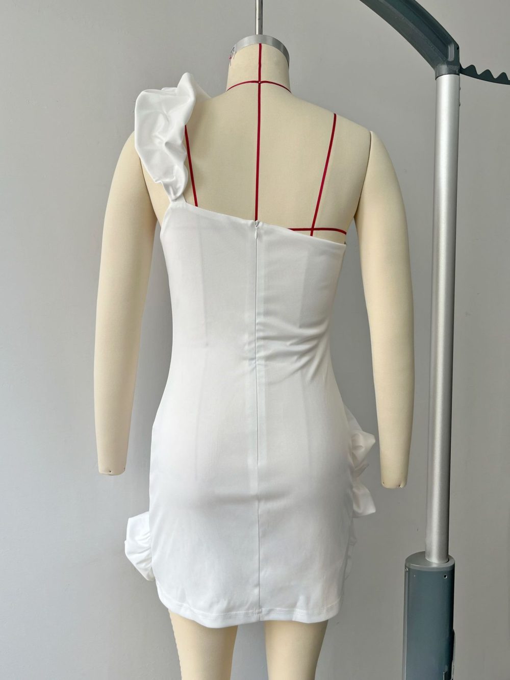 Women's Ruffled Bud Waist Dress - Image 6