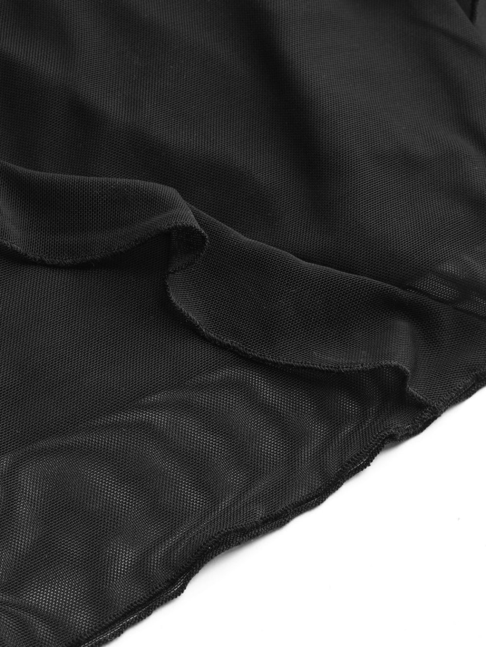 Diablo -lorion Edge Sexy Split Camisole Dress Female 2023 Summer European And American Vacation Style Fashion Small Black Skirt - Image 8