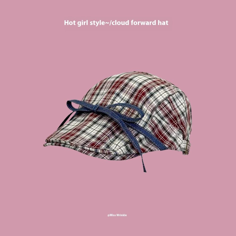 Hot Girl Merican Retro Denim Advance Hats Women - Image 7