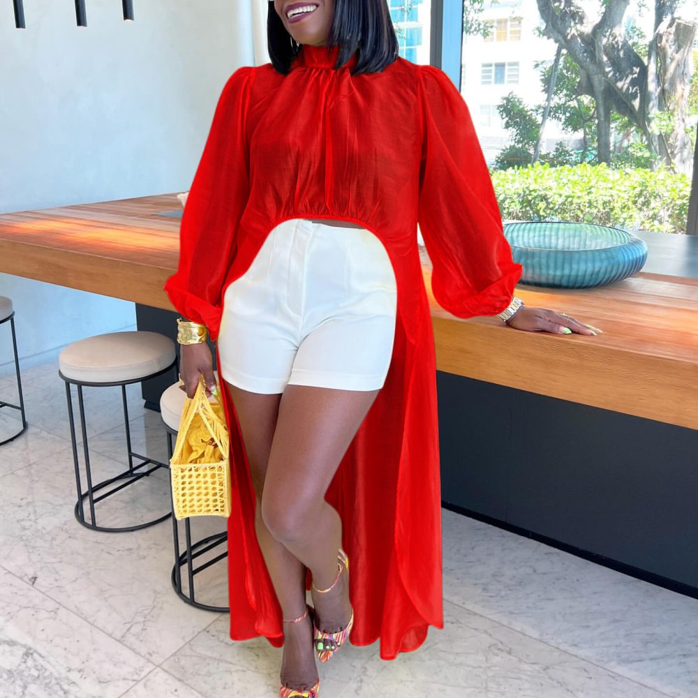 Women's Stylish Loose Plus Size Dress - Image 7