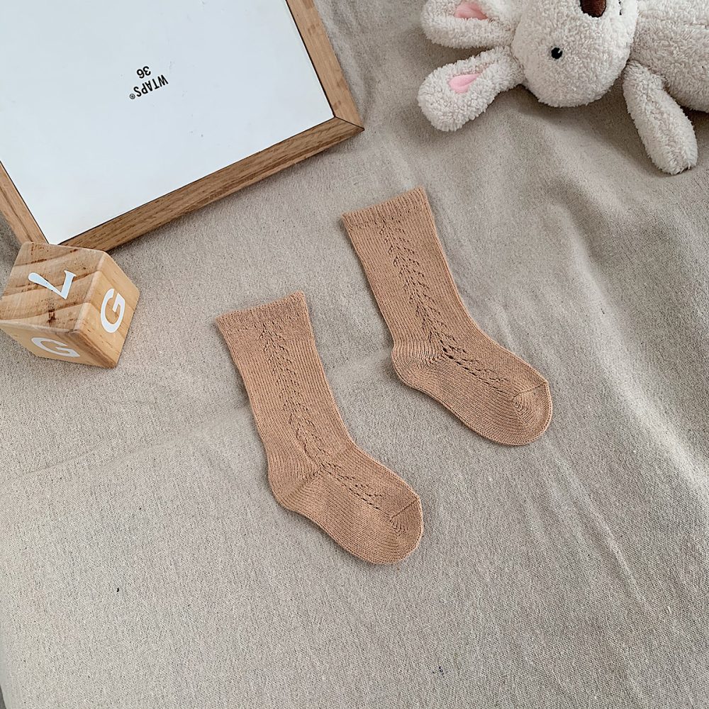 Baby Autumn Hollow Breathable Socks - Image 2